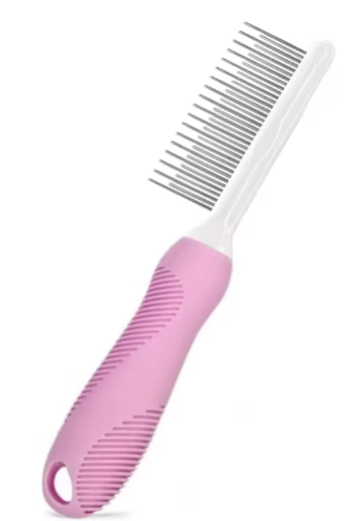 Cat Grooming Comb — Detangling Needle Brush for Healthy, Shiny Fur