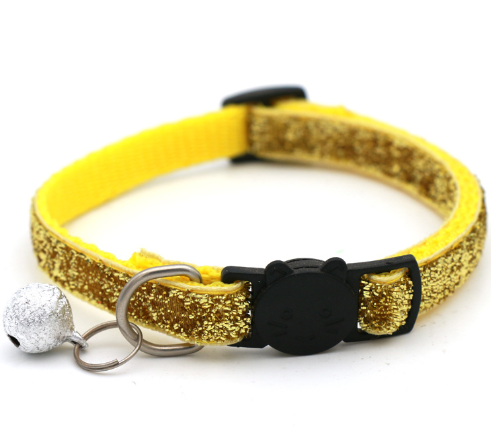Colorful Cat Collar with Bell — Adjustable Safety Fit for All Breeds