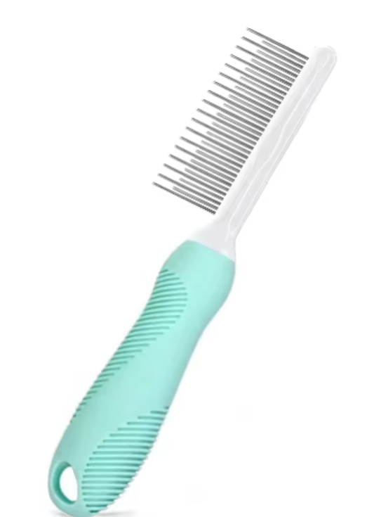 Cat Grooming Comb — Detangling Needle Brush for Healthy, Shiny Fur