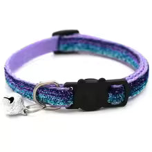 Colorful Cat Collar with Bell — Adjustable Safety Fit for All Breeds